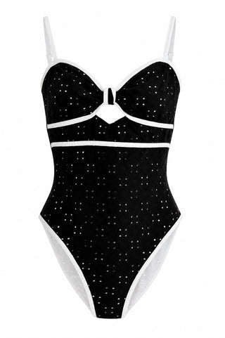 Sculpted Lace Coastal Allure Swimsuit