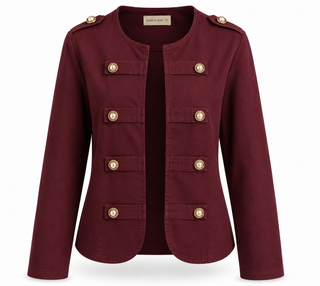Pearl Authority Italian Open jacket- Burgundy