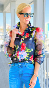 Midnight Garden Blouse