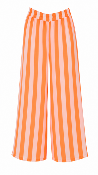 Cabana Club Stripe Italian Set- Neon Orange