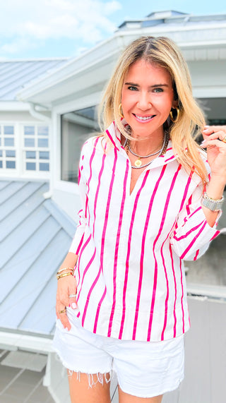 Modern Classic Top - Pink