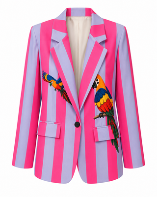 Birds of Paradise Italian Blazer