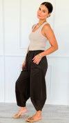 Structure & Ease Italian Barrel Pant- Brown-100 Pants-AZUL MONACO-Coastal Bloom Boutique, find the trendiest versions of the popular styles and looks Located in Indialantic, FL