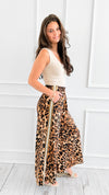 Leopard Wide Pants-170 Bottoms-she+sky-Coastal Bloom Boutique, find the trendiest versions of the popular styles and looks Located in Indialantic, FL