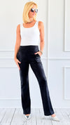 Velvet Luxe Wide-Leg Pants-170 Bottoms/Shorts-Heimish-Coastal Bloom Boutique, find the trendiest versions of the popular styles and looks Located in Indialantic, FL