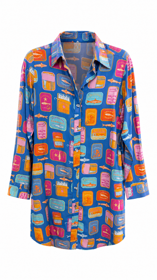 Coastal Catch Button Dress