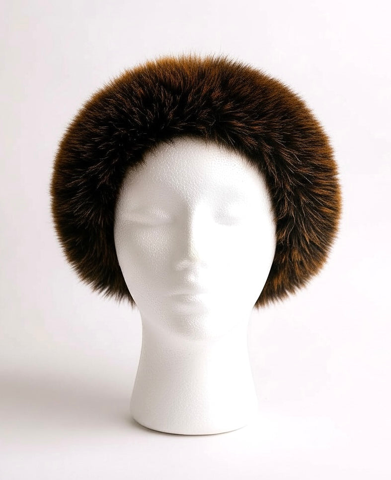 Velvet Crush Faux Fur Headband - Whiskey-260 Other Accessories-NYW-Coastal Bloom Boutique, find the trendiest versions of the popular styles and looks Located in Indialantic, FL