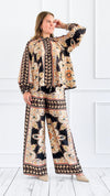 Baroque Dream Set-130 Long Sleeve Tops-Gigio-Coastal Bloom Boutique, find the trendiest versions of the popular styles and looks Located in Indialantic, FL