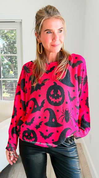 Spooky Socialite Lurex Italian St Tropez Knit Top