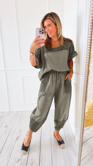 Salt Air & Sunshine Italian Set- Olive