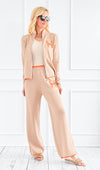 Luxe Trimmed Knit Statement Pocket Set-130 Long Sleeve Set-Chasing Bandits-Coastal Bloom Boutique, find the trendiest versions of the popular styles and looks Located in Indialantic, FL