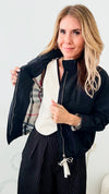 Timberlane Woven Jacket - Black-160 Jackets-Joh Apparel-Coastal Bloom Boutique, find the trendiest versions of the popular styles and looks Located in Indialantic, FL