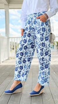 Amalfi Rose Twill Barrel Pant