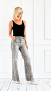 Gilded Wild Denim Pants - Grey-170 Bottoms-JJ'S FAIRYLAND-Coastal Bloom Boutique, find the trendiest versions of the popular styles and looks Located in Indialantic, FL