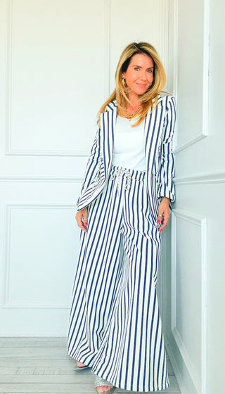 Caroline Italian Pant- Navy