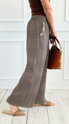 Plaid Blossom Italian Pants-100 Pants-TATTOO Z-Coastal Bloom Boutique, find the trendiest versions of the popular styles and looks Located in Indialantic, FL