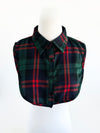 Plaid Perfection Detachable Faux Collar - Red/Green-260 Other Accessories-Darling-Coastal Bloom Boutique, find the trendiest versions of the popular styles and looks Located in Indialantic, FL