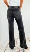 High-Waisted Flare Jeans-190 Denim-Vibrant M.i.U-Coastal Bloom Boutique, find the trendiest versions of the popular styles and looks Located in Indialantic, FL