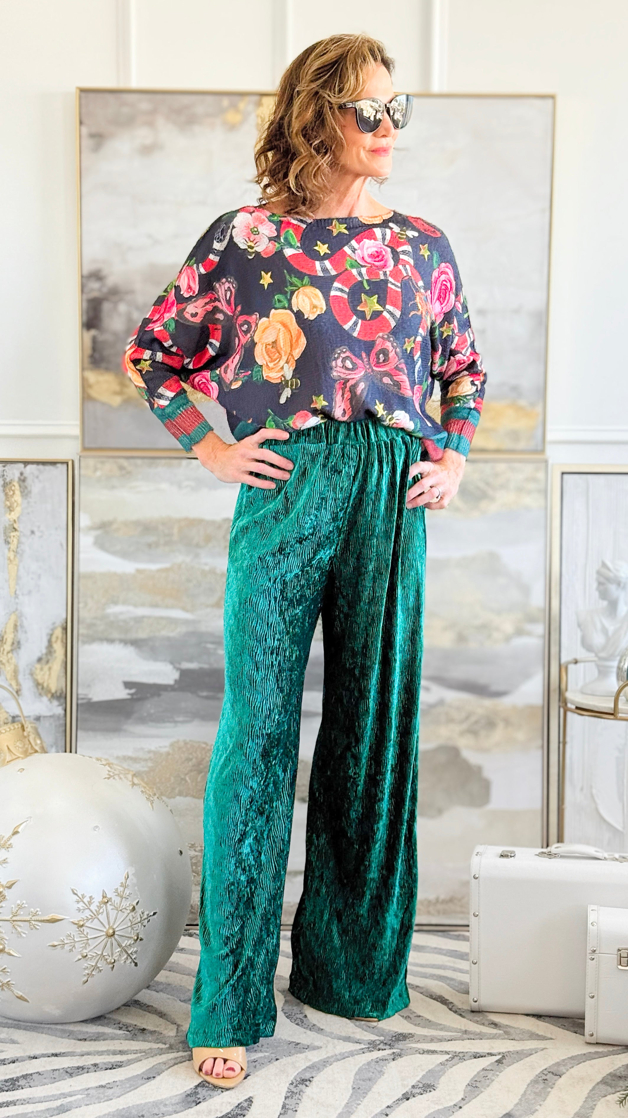 Drift Pleated Pants-100 Pants-GLAM-Coastal Bloom Boutique, find the trendiest versions of the popular styles and looks Located in Indialantic, FL
