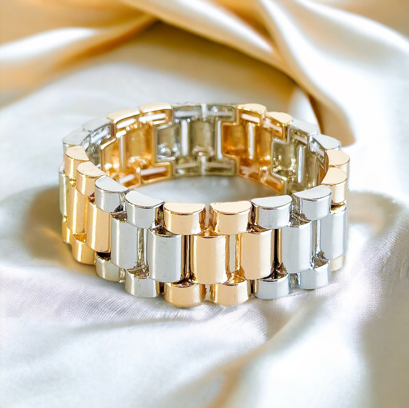 Watch Band Stretch Bracelet-230 Jewelry-Golden Stella/WONA-Coastal Bloom Boutique, find the trendiest versions of the popular styles and looks Located in Indialantic, FL