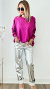 Metallic Moment High-Waist Pants-170 Bottoms-KIWI-Coastal Bloom Boutique, find the trendiest versions of the popular styles and looks Located in Indialantic, FL