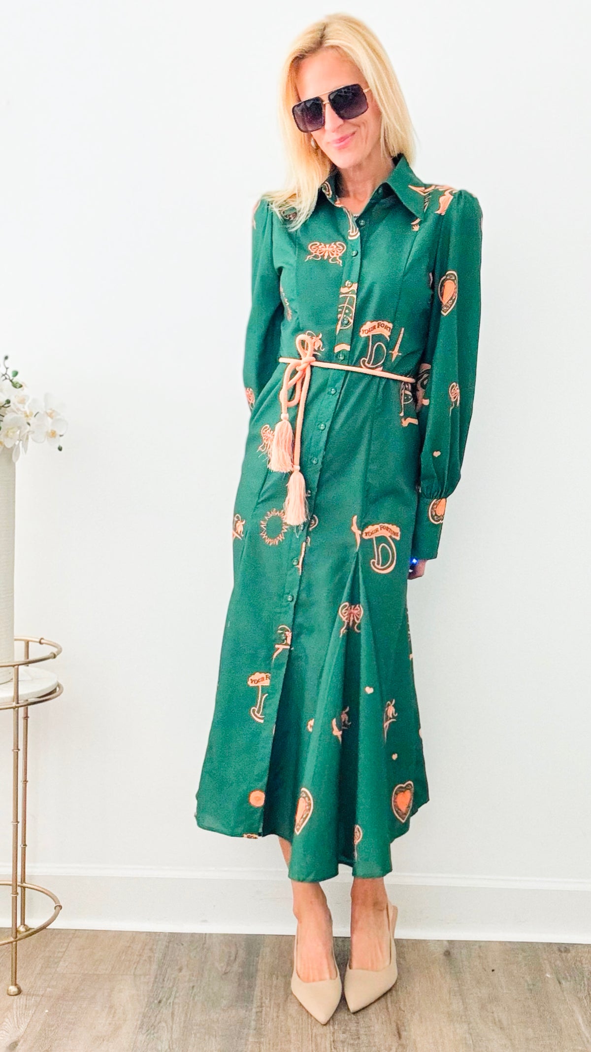 Multi Print Self Tie Maxi Dress-200 dresses/jumpsuits/rompers-Rousseau-Coastal Bloom Boutique, find the trendiest versions of the popular styles and looks Located in Indialantic, FL