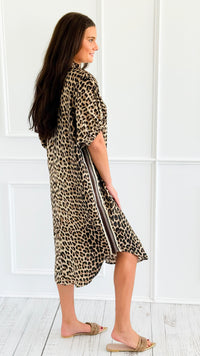 Wild Rhythm Dolman Midi Dress-200 Dresses/Jumpsuits/Rompers-ENTRO-Coastal Bloom Boutique, find the trendiest versions of the popular styles and looks Located in Indialantic, FL
