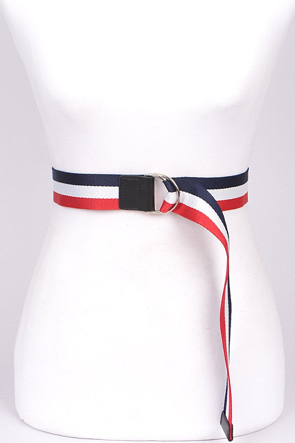 Nautical Stripe Waist Belt-260 Other Accessories-H&D-Coastal Bloom Boutique, find the trendiest versions of the popular styles and looks Located in Indialantic, FL