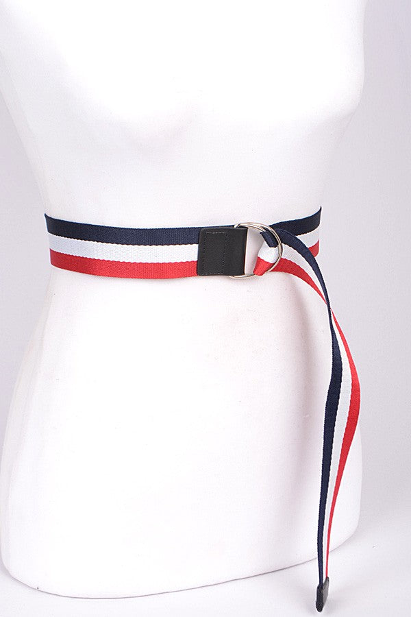 Nautical Stripe Waist Belt-260 Other Accessories-H&D-Coastal Bloom Boutique, find the trendiest versions of the popular styles and looks Located in Indialantic, FL