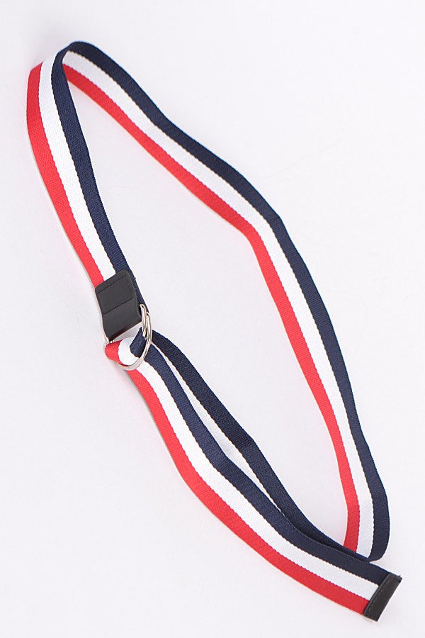 Nautical Stripe Waist Belt-260 Other Accessories-H&D-Coastal Bloom Boutique, find the trendiest versions of the popular styles and looks Located in Indialantic, FL