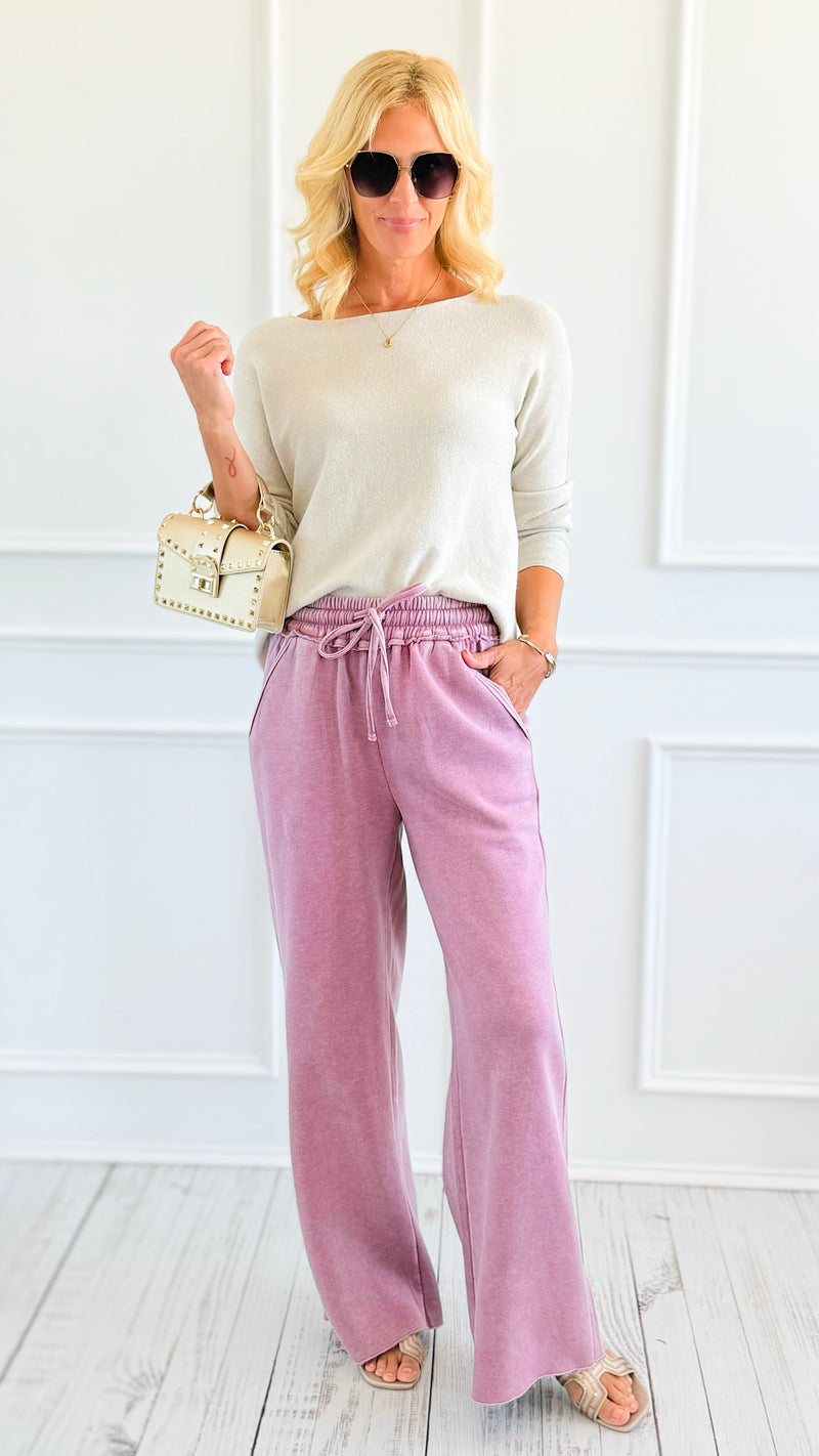 Daydream Lounge Pants - Lt. Rose-100 Pants-Zenana-Coastal Bloom Boutique, find the trendiest versions of the popular styles and looks Located in Indialantic, FL