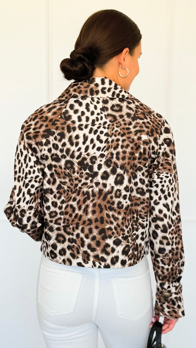 Catwalk Crush Cropped Trench Jacket-160 Jackets-26 International-Coastal Bloom Boutique, find the trendiest versions of the popular styles and looks Located in Indialantic, FL