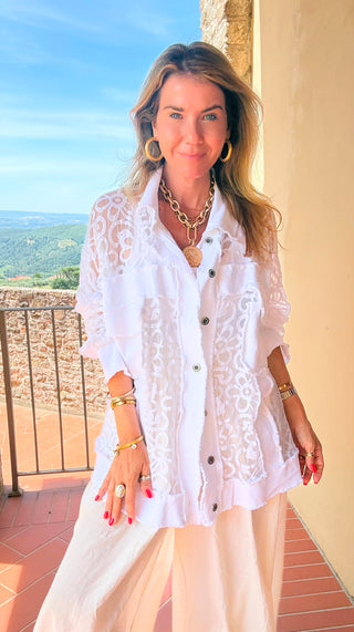 Bloom & Grace Italian Lace Jacket