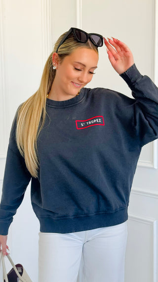 St Tropez Escape Italian Sweatshirt