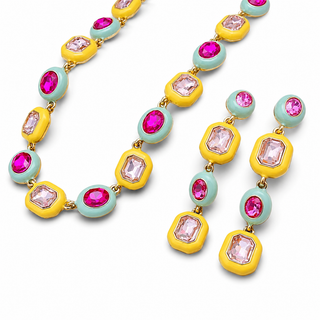 Candy Crystal Necklace Set