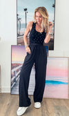 Sparkling Elastic Waist Pants-170 Bottoms-Galita-Coastal Bloom Boutique, find the trendiest versions of the popular styles and looks Located in Indialantic, FL