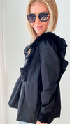 Stella Crochet Poplin Ruffle Blouse-130 Long Sleeve Tops-Joh Apparel-Coastal Bloom Boutique, find the trendiest versions of the popular styles and looks Located in Indialantic, FL