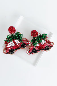Car & Tree Bead Earrings-230 Jewelry-Golden Stella-Coastal Bloom Boutique, find the trendiest versions of the popular styles and looks Located in Indialantic, FL