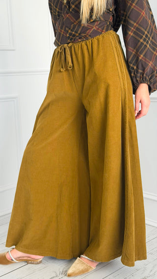 Autumn Ease Corduroy Italian Pant- Mustard