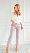 Neutral Vibe Slim Straight Crop Jeans-190 Denim-Mica Denim-Coastal Bloom Boutique, find the trendiest versions of the popular styles and looks Located in Indialantic, FL