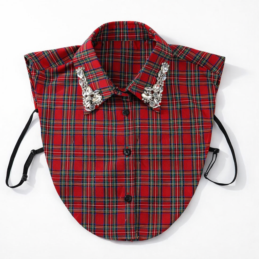 Embellished Statement Faux Collar