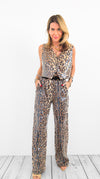 Wild Side of Glam Sequin Pants-150 Cardigans/Layers-litaga-Coastal Bloom Boutique, find the trendiest versions of the popular styles and looks Located in Indialantic, FL