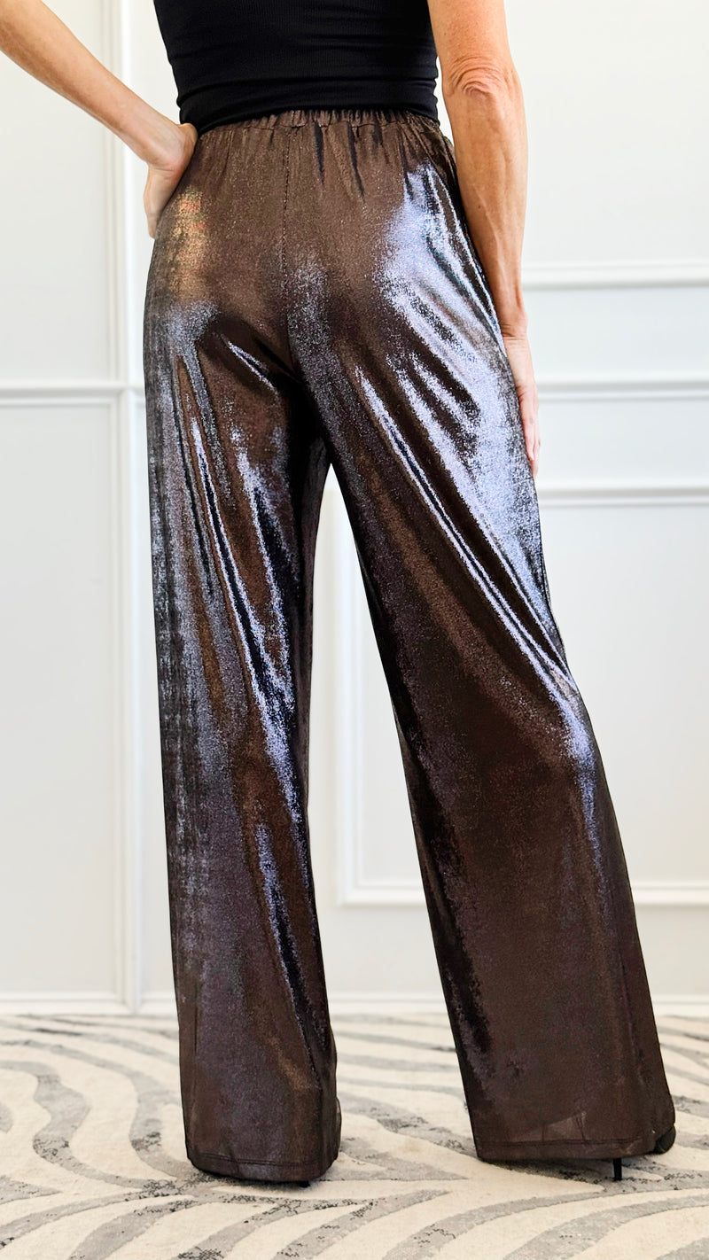 Walk the Line Charcoal Wide Leg Pants-170 Bottoms-GLAM-Coastal Bloom Boutique, find the trendiest versions of the popular styles and looks Located in Indialantic, FL