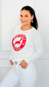 North Pole Express Top-130 Long Sleeve Tops-ROUSSEAU-Coastal Bloom Boutique, find the trendiest versions of the popular styles and looks Located in Indialantic, FL