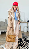 Fringe Double Breasted Trench Coat-160 Jackets-TOUCHE PRIVE-Coastal Bloom Boutique, find the trendiest versions of the popular styles and looks Located in Indialantic, FL