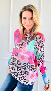 Italian St Tropez Wild Bloom Sweater - Designed by CB