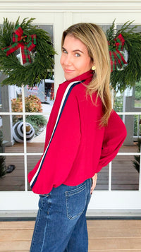 Midnight Lane Top - Wine-130 Long Sleeve Tops-JODIFL-Coastal Bloom Boutique, find the trendiest versions of the popular styles and looks Located in Indialantic, FL
