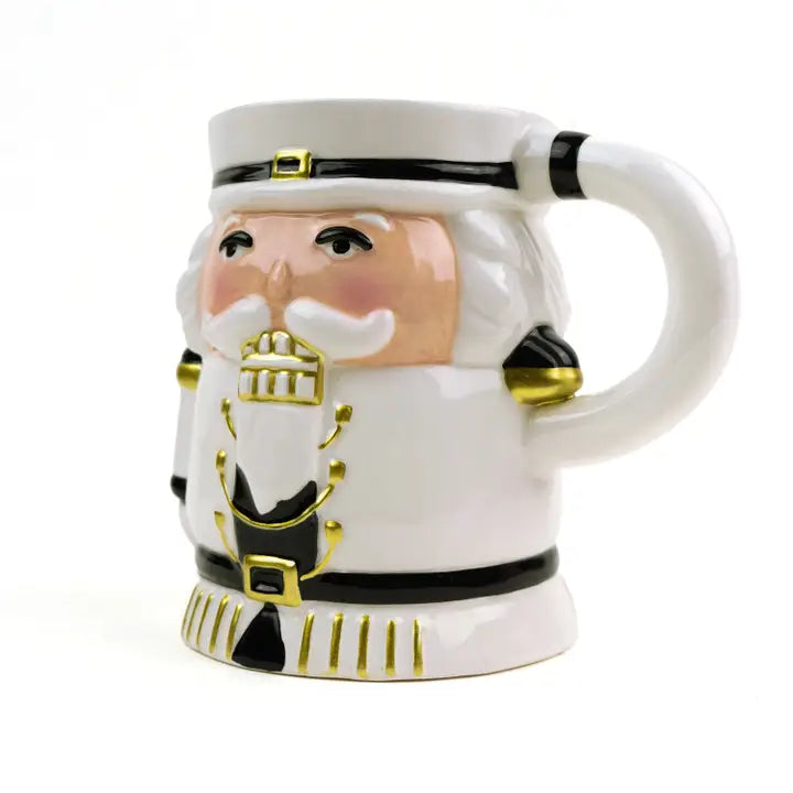 Nutcracker Coffee Mug - White-270 Home/Gift-8 Oak Lane-Coastal Bloom Boutique, find the trendiest versions of the popular styles and looks Located in Indialantic, FL