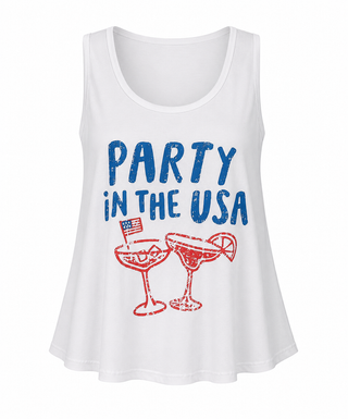 Stars & Sips Sleeveless Italian Tank
