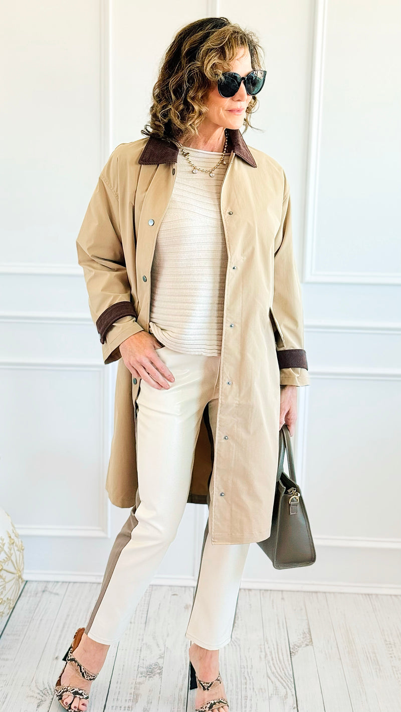 Iconic Trench Coat-160 Jackets-Active Basic-Coastal Bloom Boutique, find the trendiest versions of the popular styles and looks Located in Indialantic, FL